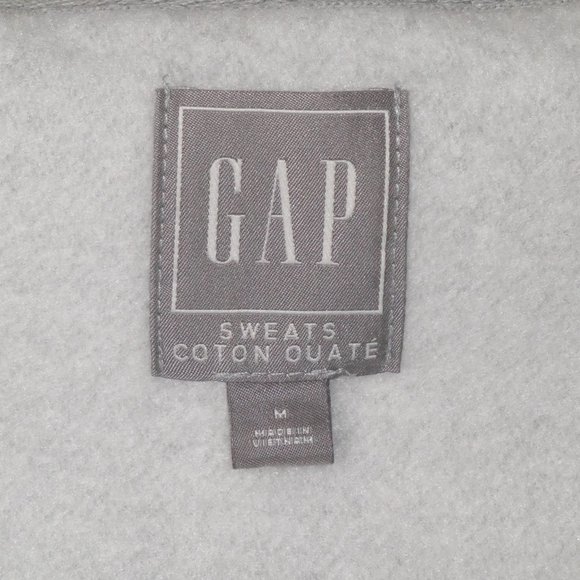 GAP  Grey Fleece Mock neck Long Sleeve  Sweatshirt Dress Size M - Picture 7 of 11